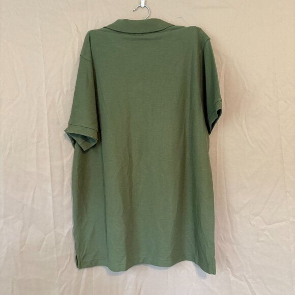 New Port Authority Green Collared Work Button Shirt Women's Large - Picture 3 of 4